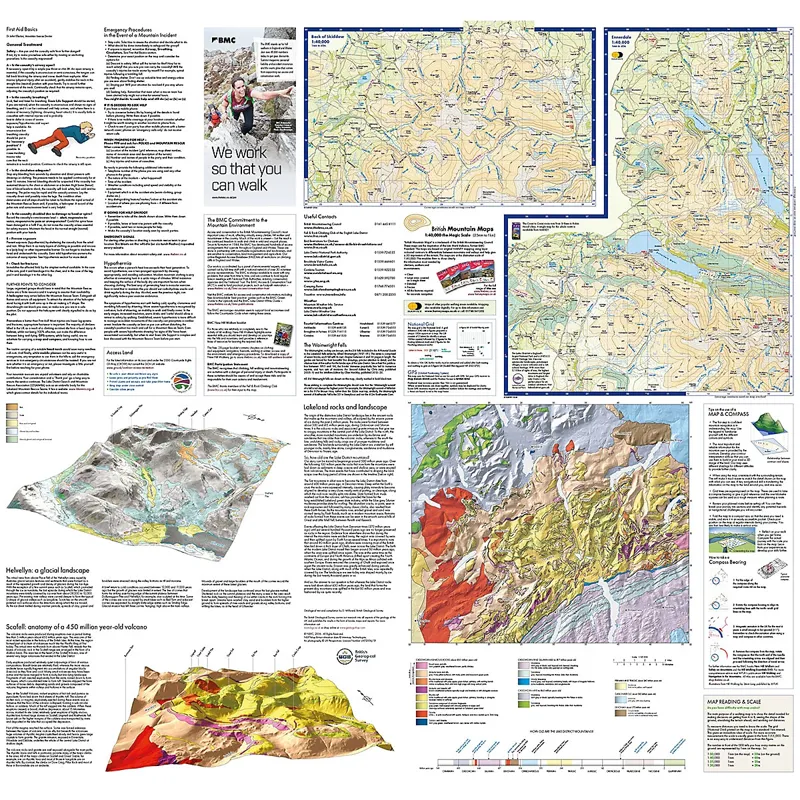 Harvey Maps British Mountain Map: Lake District-2