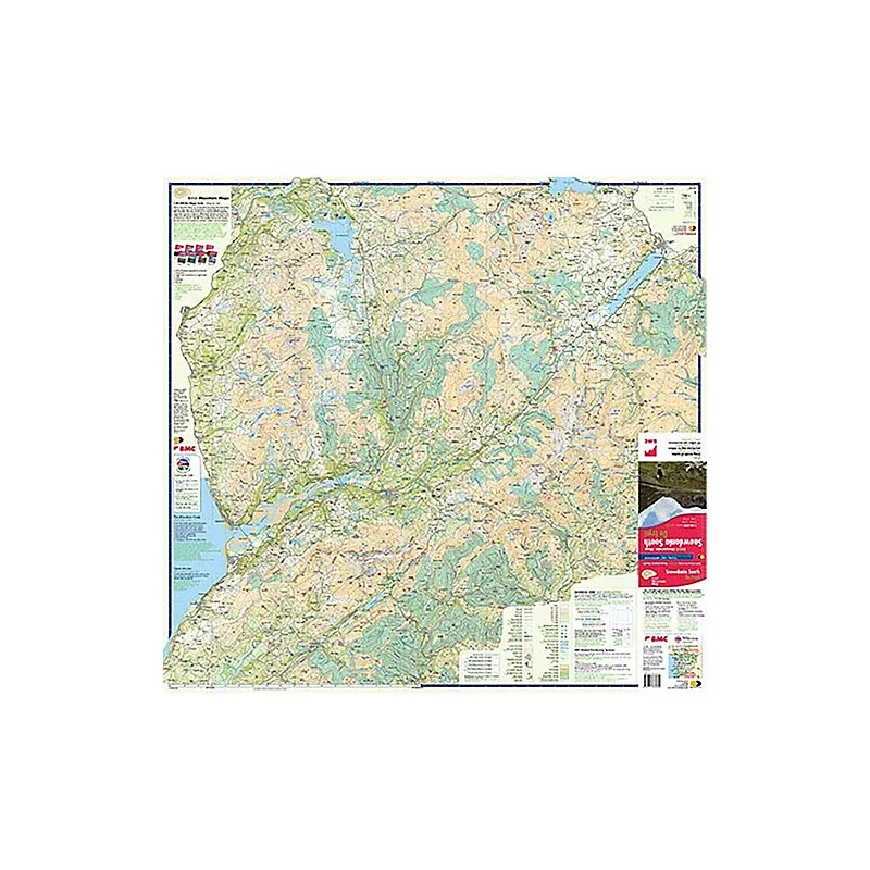 Harvey Maps British Mountain Map: Snowdonia South-1