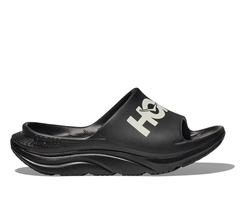 Hoka Ora Athletic Slide in Black/White