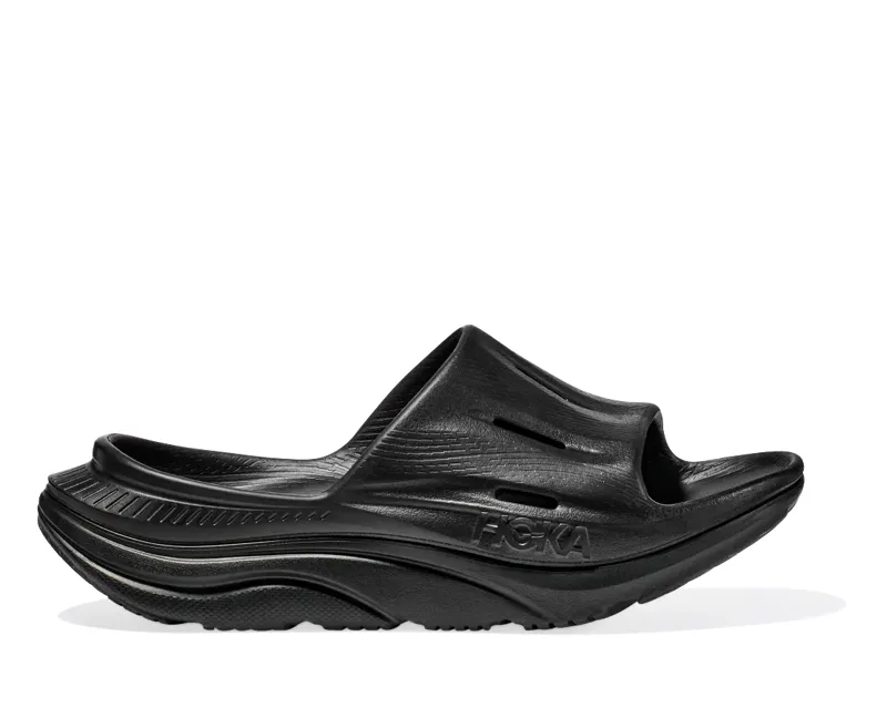 Hoka Unisex Ora Recovery Slide 3 in Black