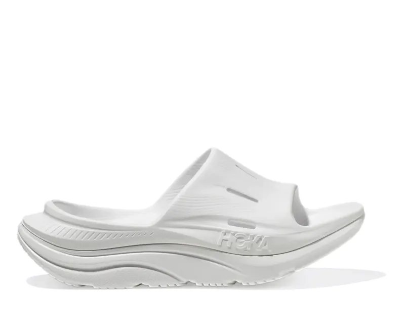 Hoka Unisex Ora Recovery Slide 3 in White