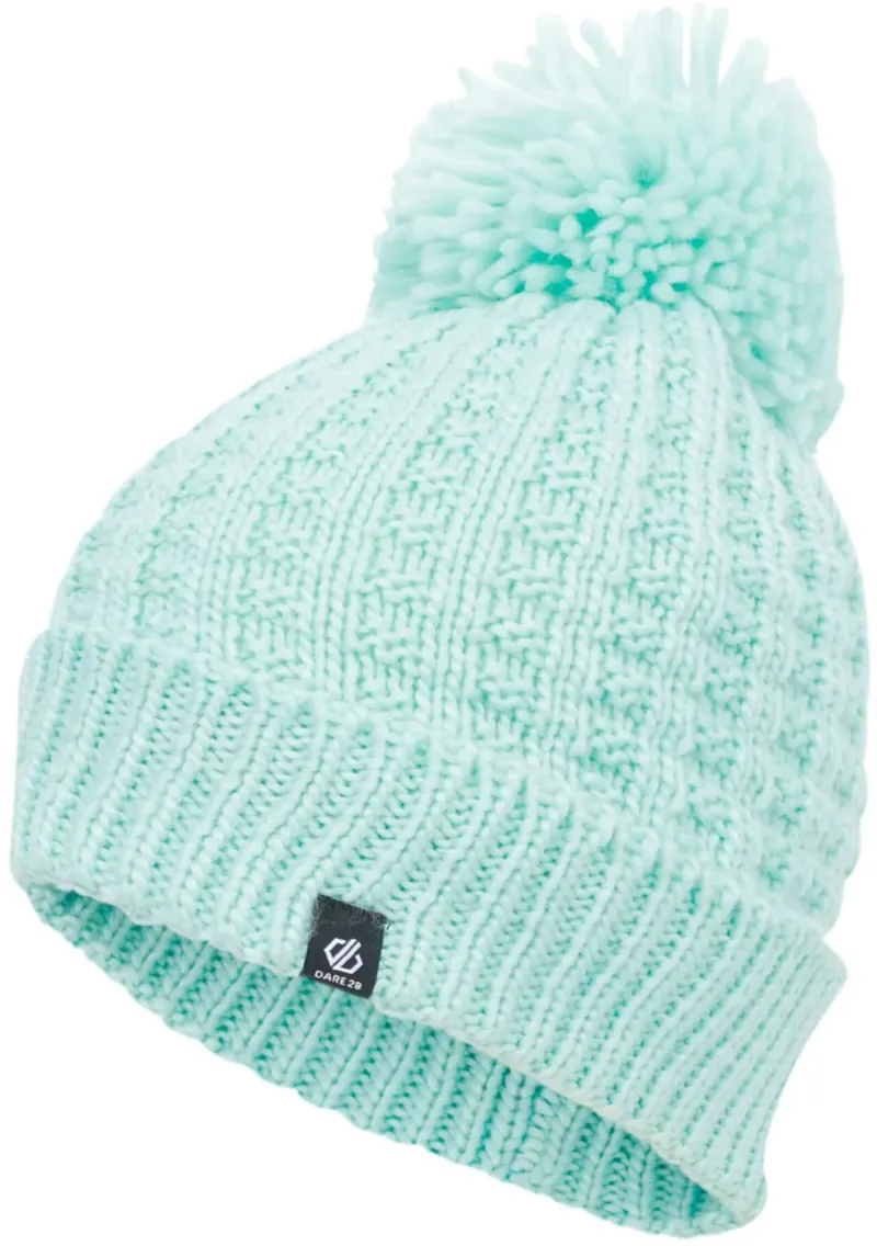 Dare2b Adult Convoke Bobble Hat in Water Blue