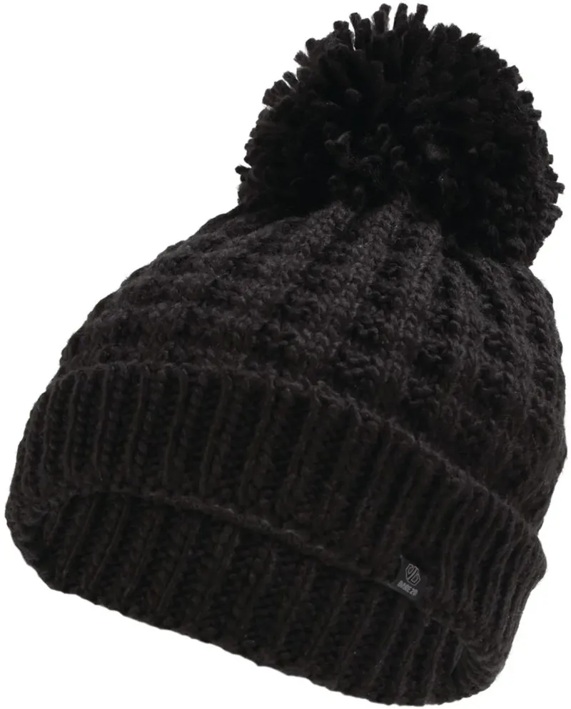 Dare2b Adult Convoke Bobble Hat in Black 