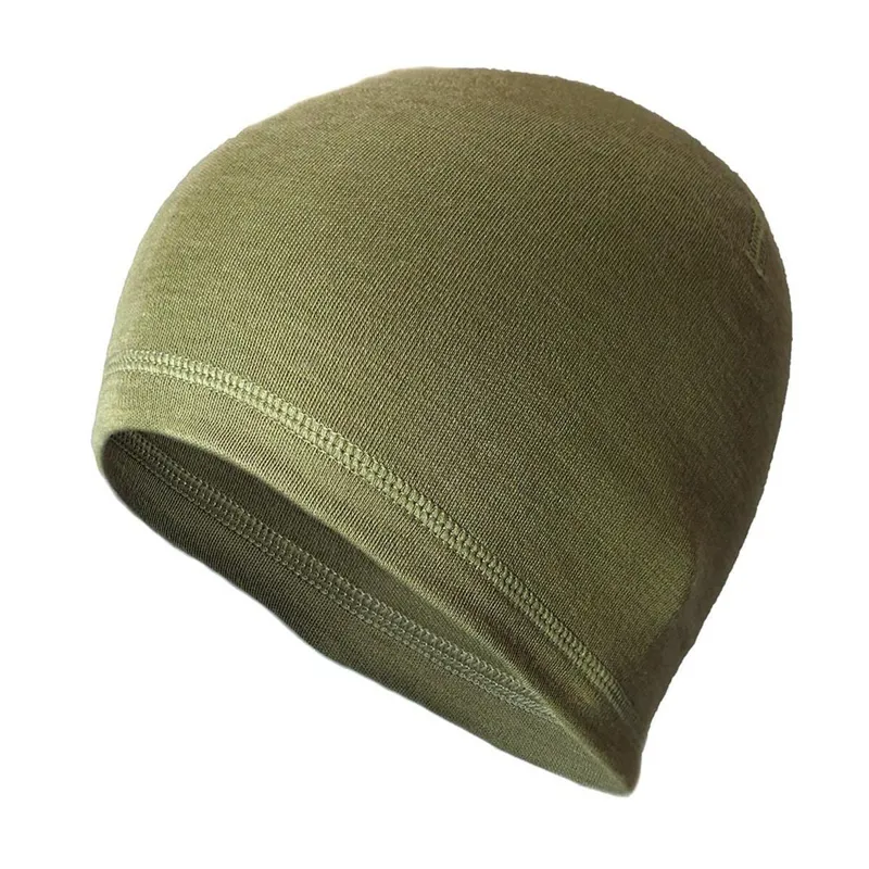 Keela Merino Skull Cap in Military Green