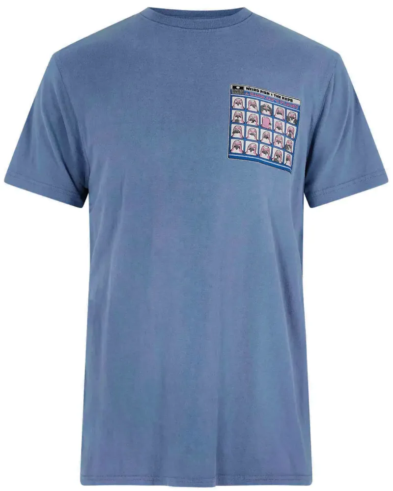 Weird Fish Men's Jay's Flight RSPB Artist Short Sleeve T-Shirt in Blue 