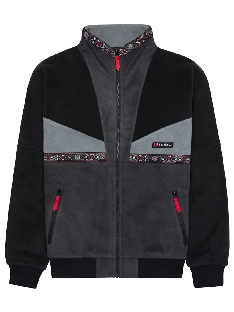 Berghaus Unisex Tramantana 91 Fleece Jacket in Black/Grey