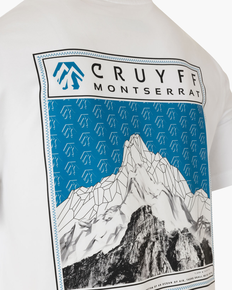 Cruyff Men's Aster T-Shirt in White-4