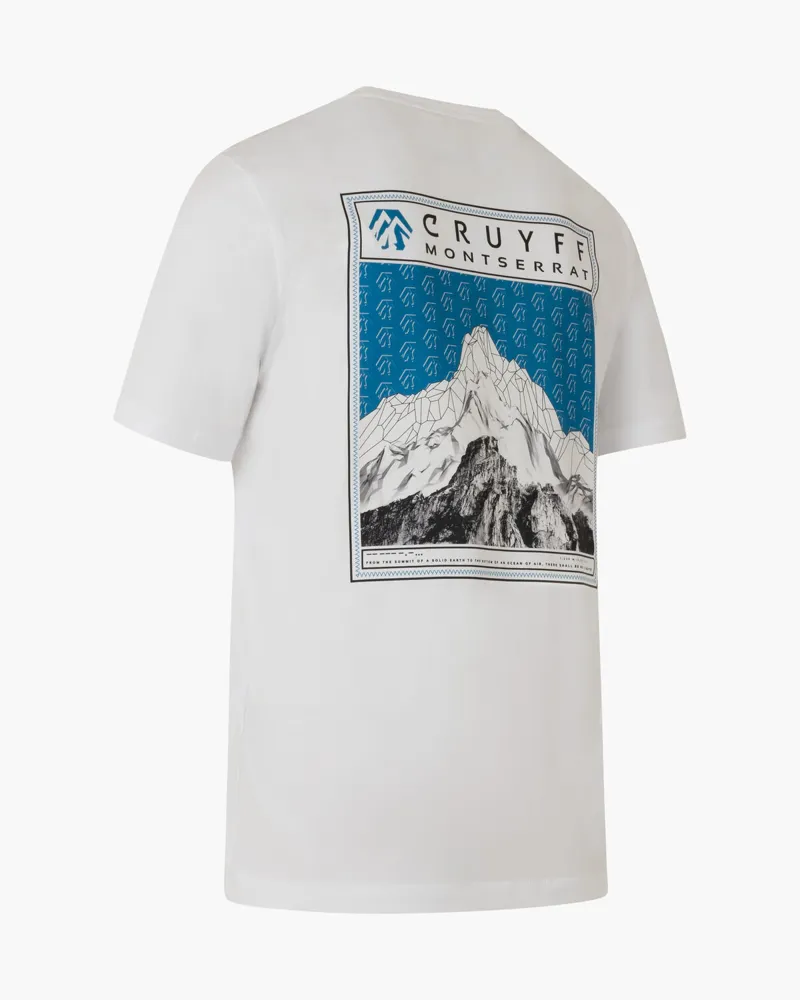 Cruyff Men's Aster T-Shirt in White-1