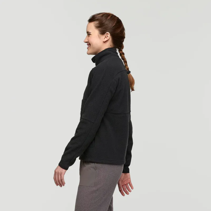 Cotopaxi Women's Abrazo Fleece Full-Zip Jacket in Black-3