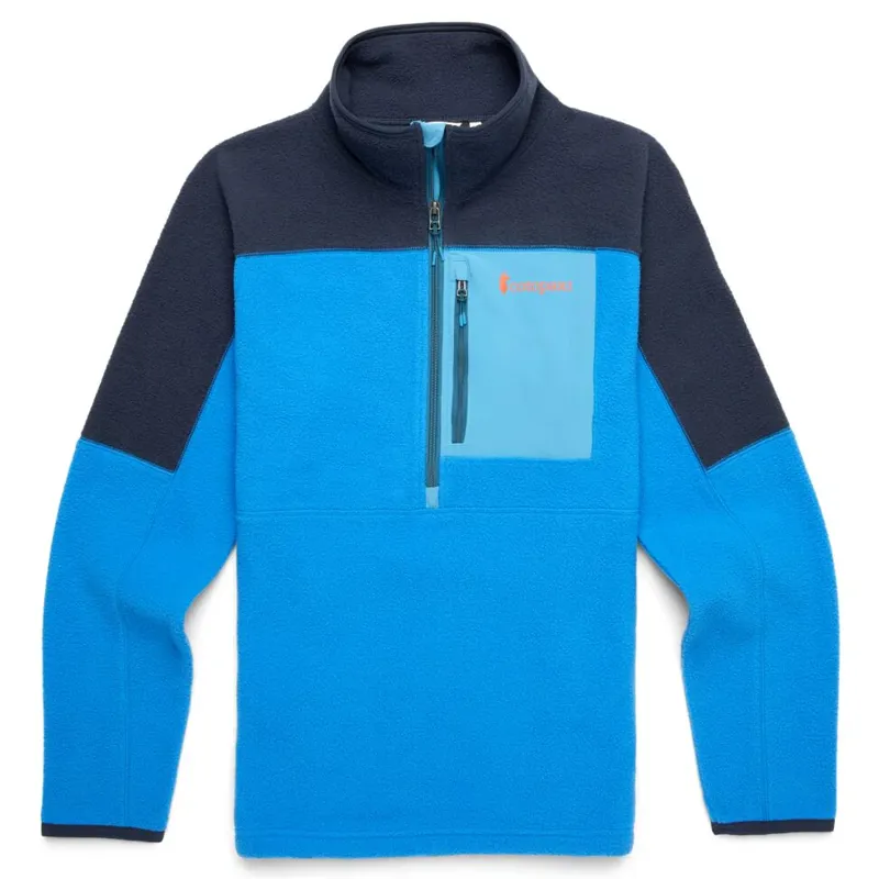 Cotopaxi Men's Abrazo Fleece Half-Zip Jacket in Carbon/Atlantic