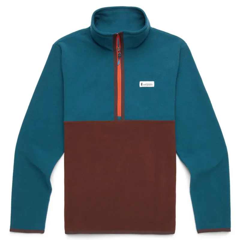 Cotopaxi Men's Amado Fleece Pullover in Abyss/Chestnut