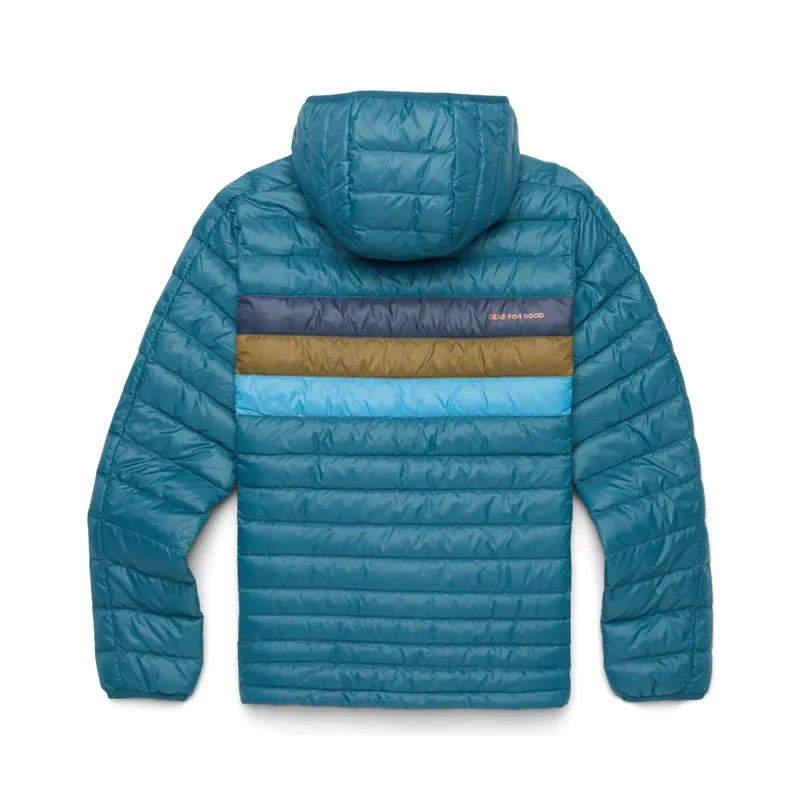 Cotopaxi Men's Fuego Hooded Down Jacket in Abyss Stripes-1