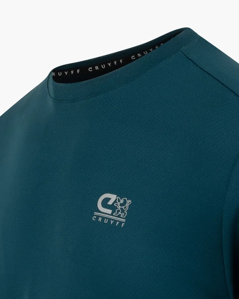 Cruyff Men's Blaze T-Shirt in Teal-4