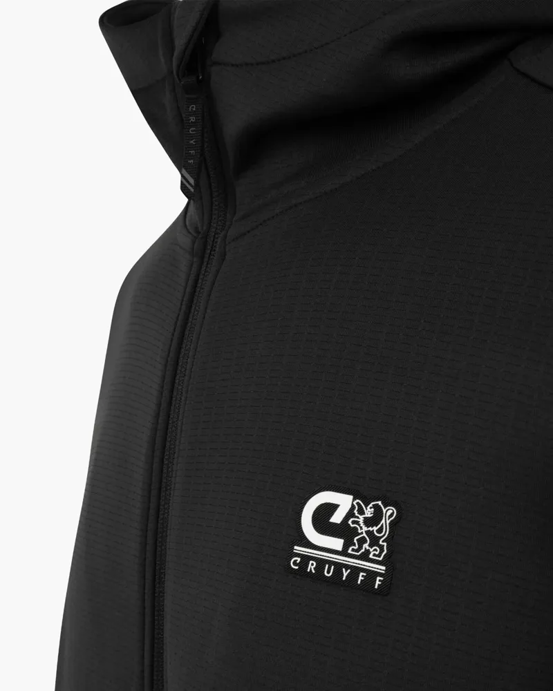 Cruyff Men's Vital Zip Through in Black-4