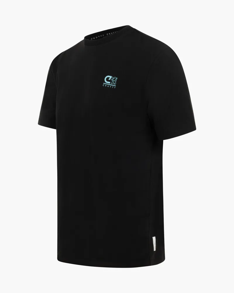 Cruyff Men's Strom Tee in Black-2