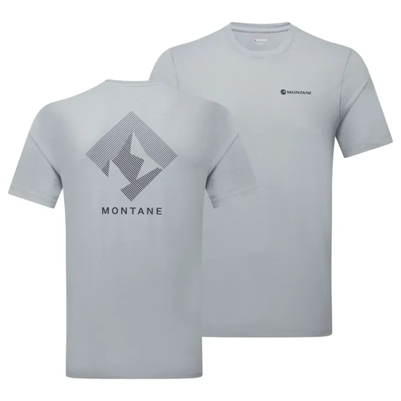 Montane Alhena Mountain 25 T- Shirt in Pebble Blue-2