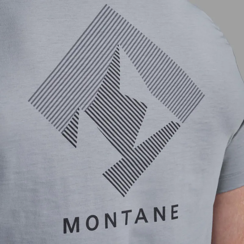 Montane Alhena Mountain 25 T- Shirt in Pebble Blue-4