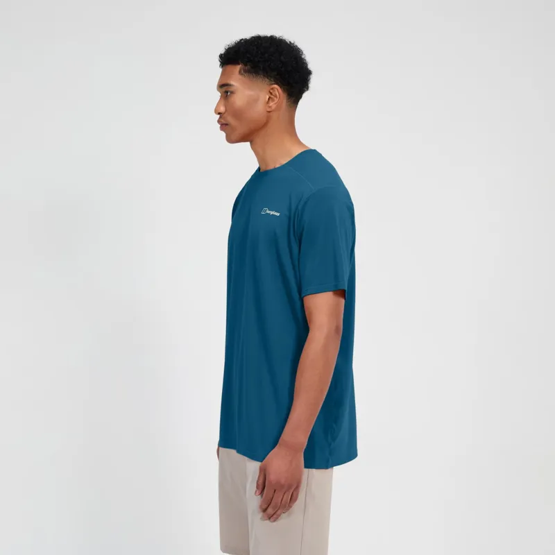 Berghaus Men's Delta Tee in Mountain Blue-3