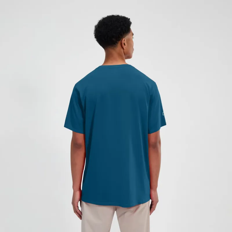Berghaus Men's Delta Tee in Mountain Blue-4