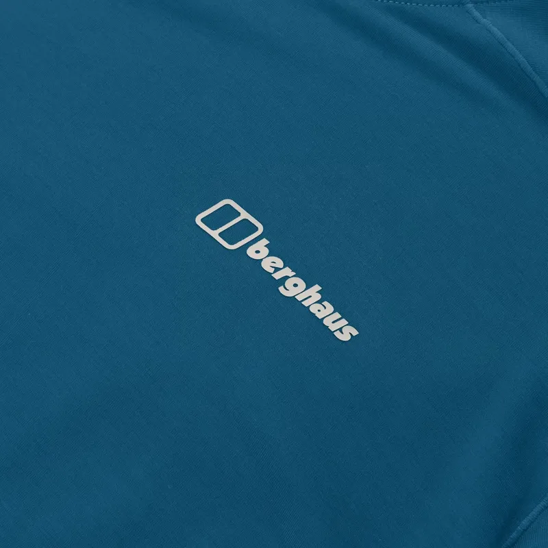 Berghaus Men's Delta Tee in Mountain Blue-8