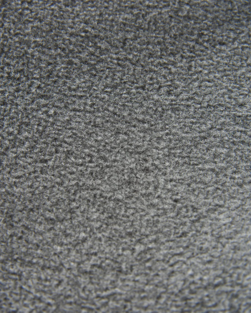 Passenger Men's Woodland Hooded 1/2 Zip Recycled Polar Fleece in Rich Navy/Grey Marl-4