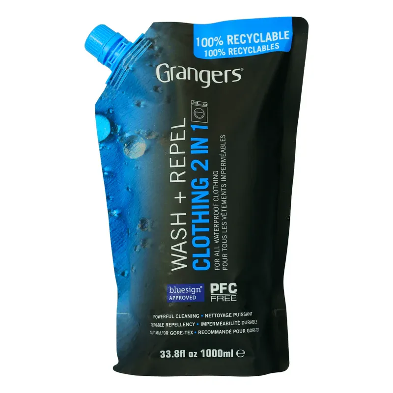 Grangers Pouch Wash and Repel Clothing 2-in-1 - 1L
