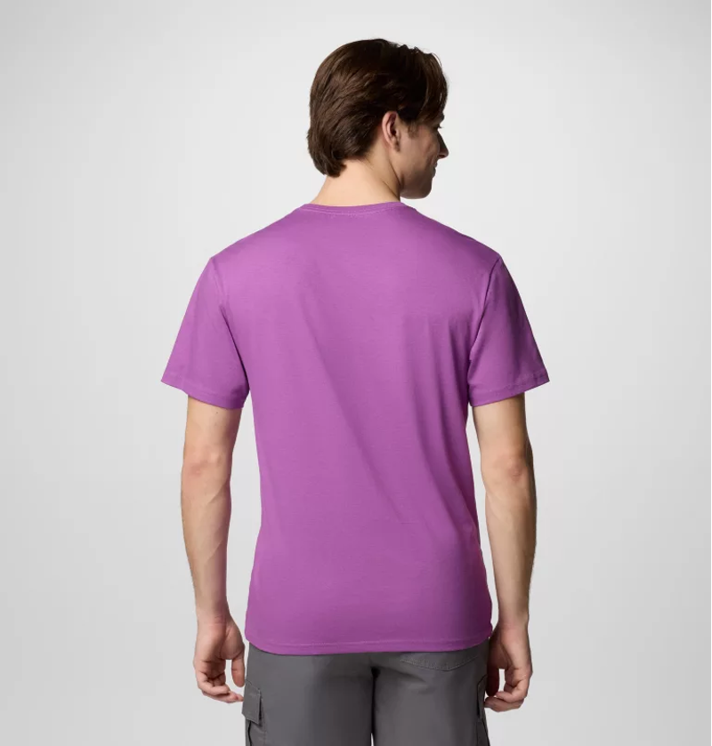 Columbia Men's CSC Basic Logo Tee in Razzle/CSC Branded-1