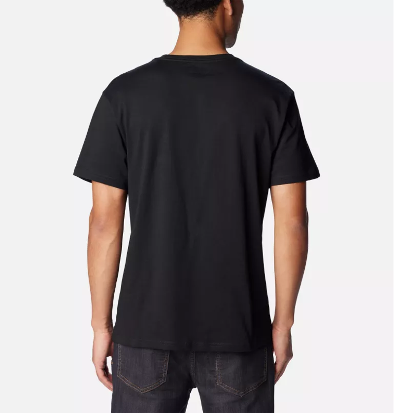 Columbia Men's CSC Basic Logo Tee in Black/LC CSC Branded -3