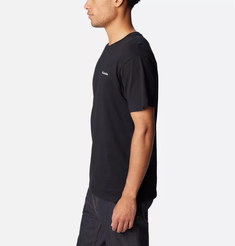 Columbia Men's CSC Basic Logo Tee in Black/LC CSC Branded -2