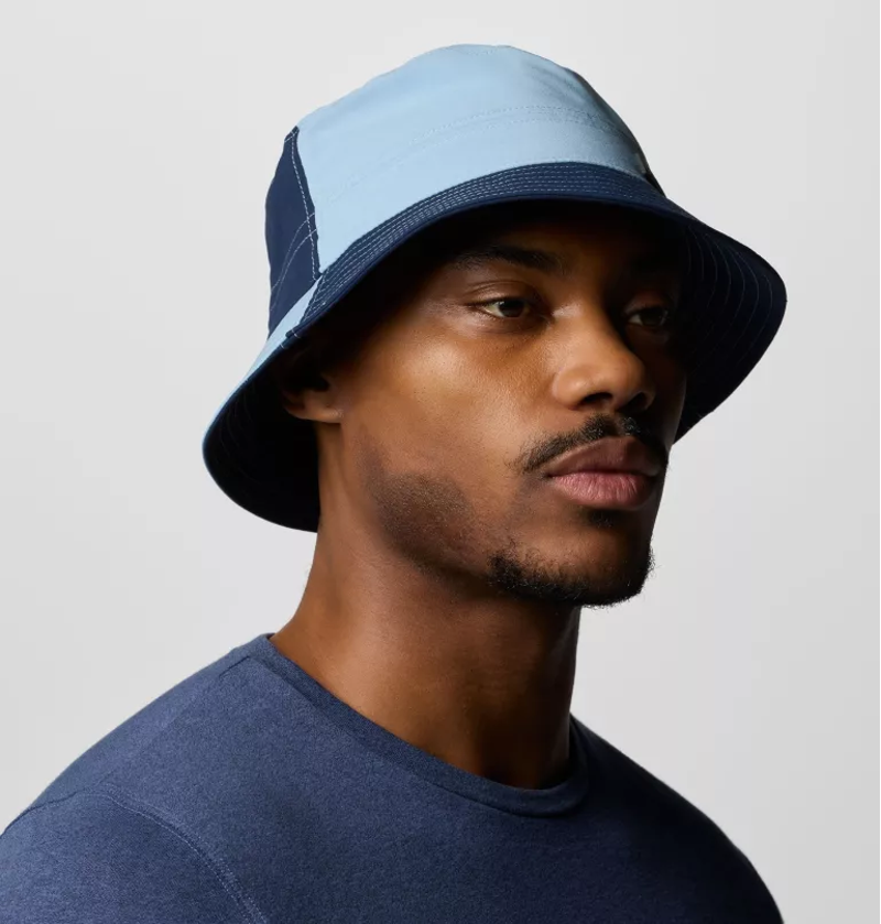 Columbia Trek II Bucket Hat in Ripple Blue/Coll Navy-1