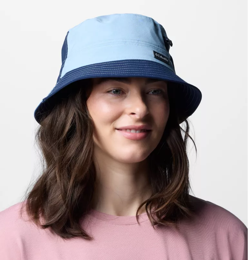 Columbia Trek II Bucket Hat in Ripple Blue/Coll Navy-3