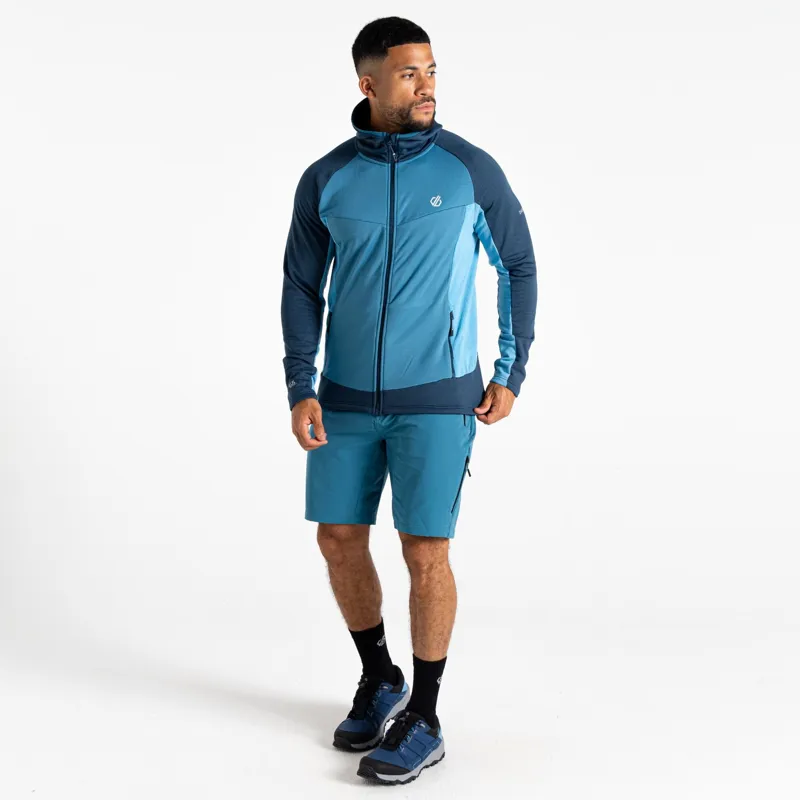 Dare2b Men's Assimilate IV Stretch Midlayer in Moonlight Denim/Bluesteel-4