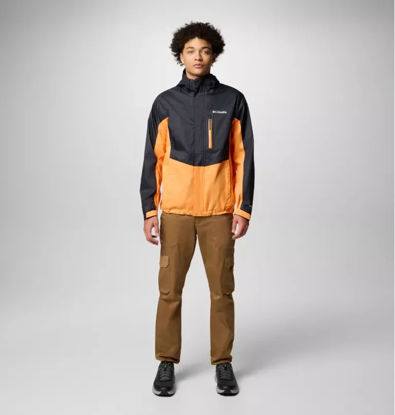 Columbia Men's Pouring Adventure III Jacket in Black/Koi-7