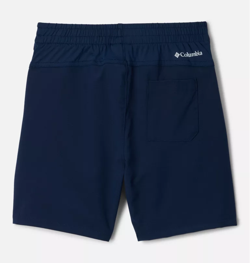 Columbia Kid's Hike II Shorts in Collegiate Navy-1