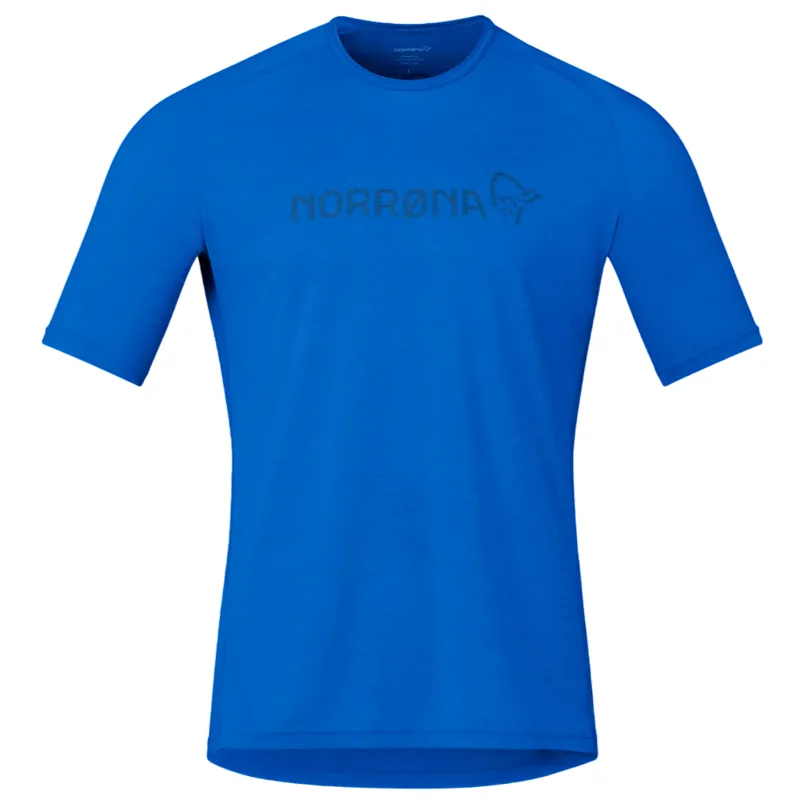 Norrona Men's Fjørå Equaliser Lightweight T-shirt in Skydiver