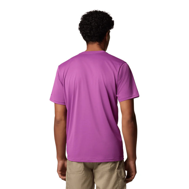 Columbia Men's Hike Crew Tee in Razzle-3