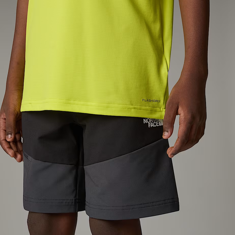 The North Face Teen's 24/7 Tee in Sulpher Spring Green-4
