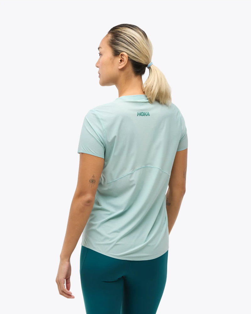 Hoka Women's Airolite Run Tee in Druzy-1