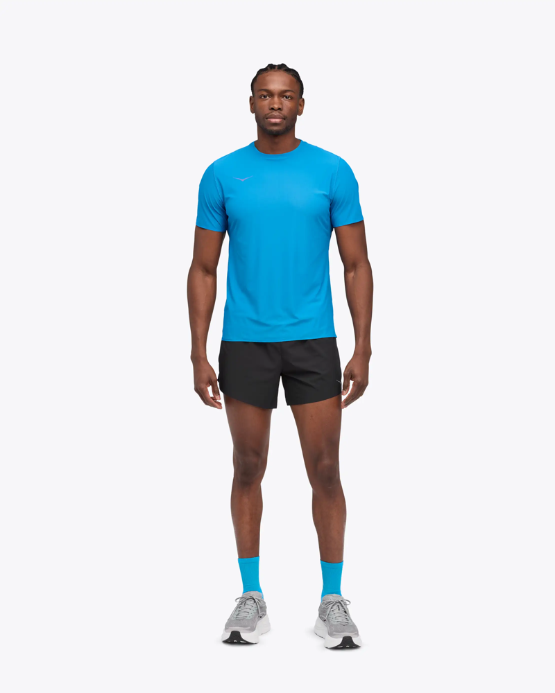 Hoka Men's Airolite Run Tee in Hoka Blue-3