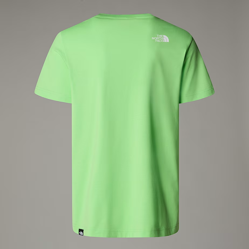 The North Face Men's Simple Dome Tee in Meta Lime-1
