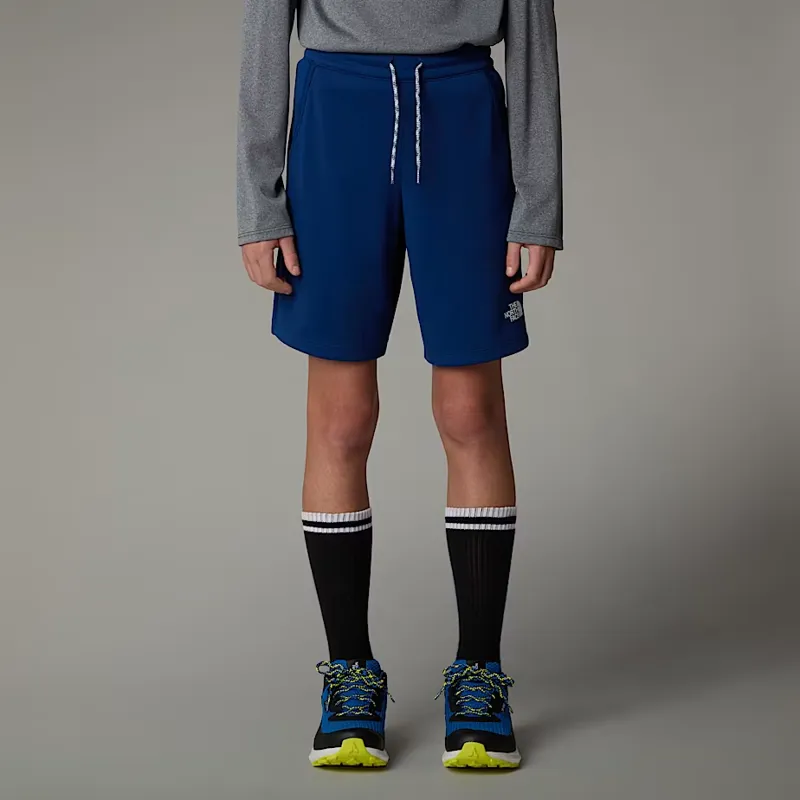 The North Face Boy's Never Stop Shorts in Estate Blue-2