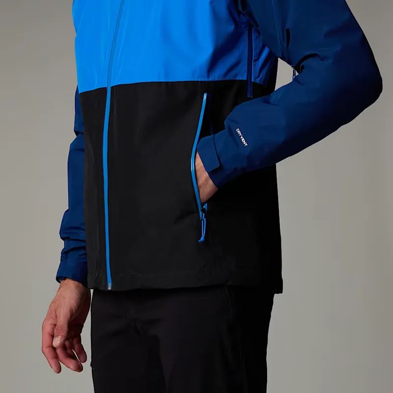 The North Face Men's Lightning Zip-In Jacket in Black/Hero Blue-5