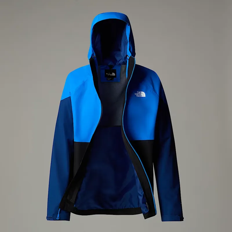 The North Face Men's Lightning Zip-In Jacket in Black/Hero Blue-1