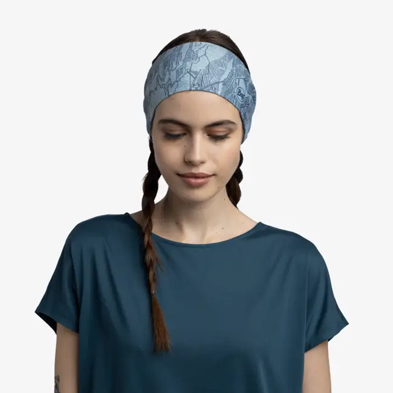 Buff Coolnet UV Wide Headband in Laven Mist-2