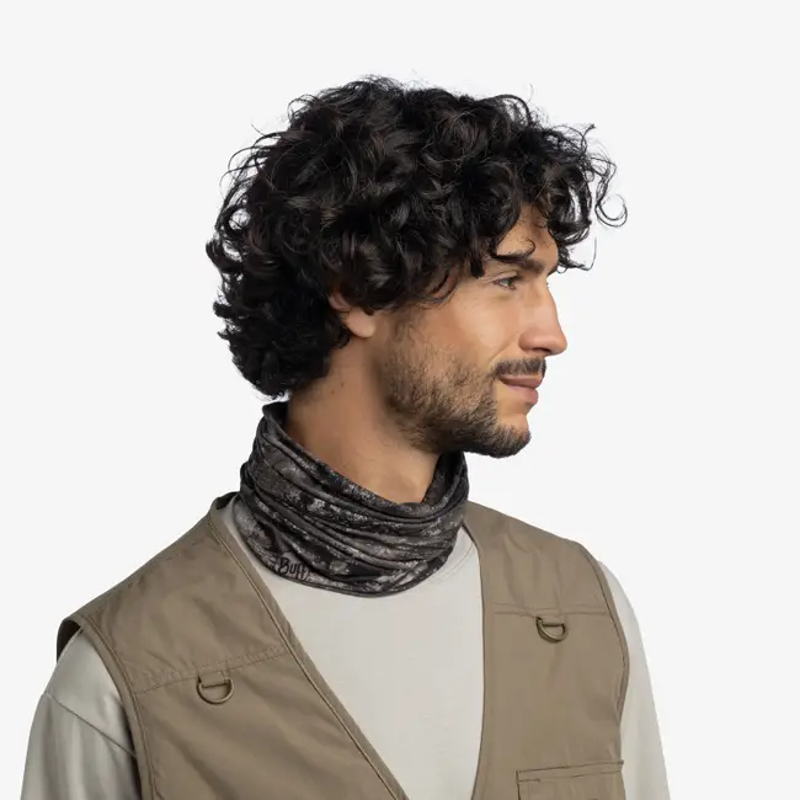 Buff Angler CoolNet UV Neckwear in Real Tree Aspect Graphite-3