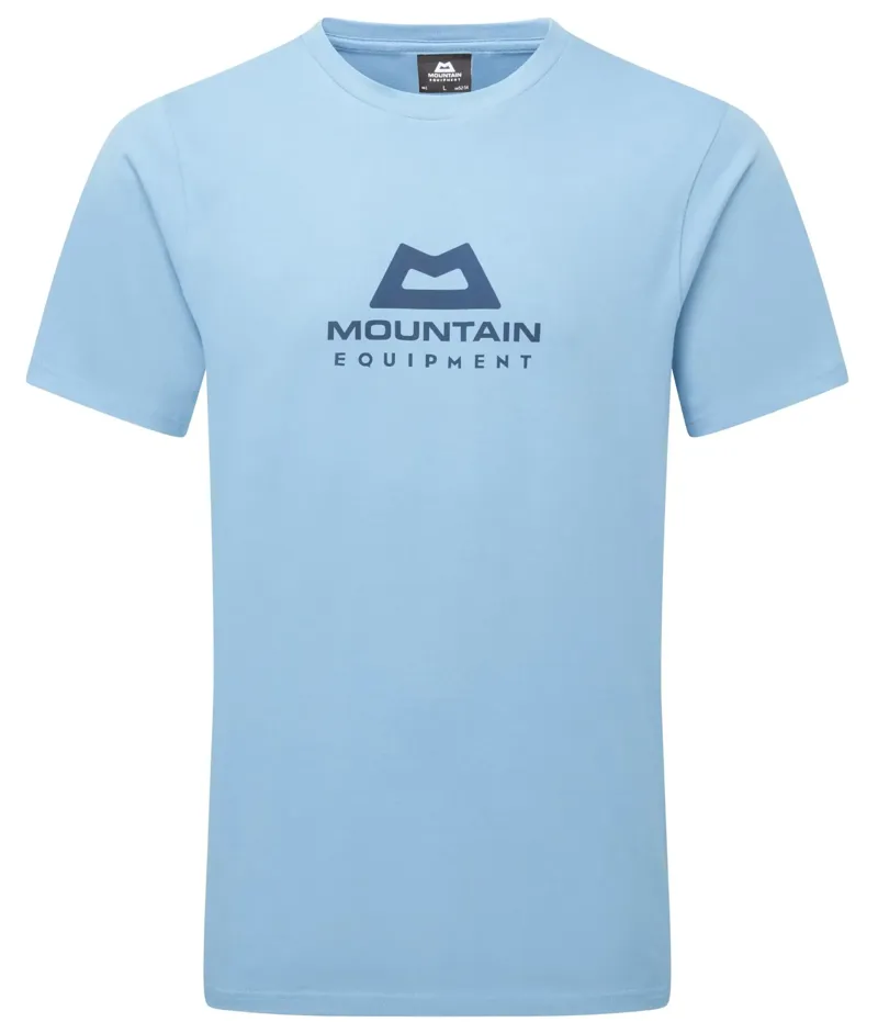 Mountain Equipment Men's Emblem Tee in Heritage Blue
