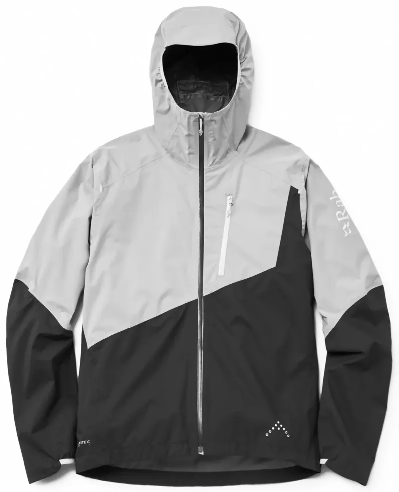 Rab Men's Downpour Trail Light Jacket in Light Zinc/Anthracite