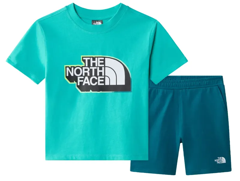 The North Face Kid's Summer Set in Geyser Aqua/Blue Moss