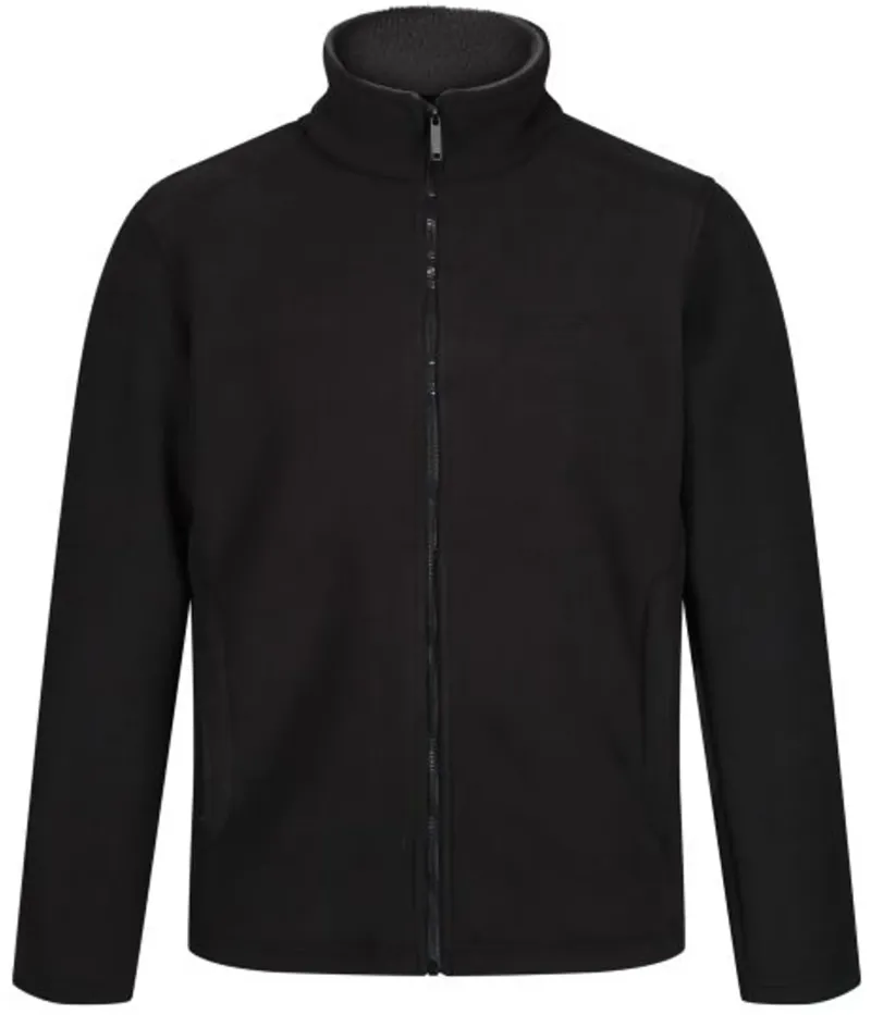 Regatta Men's Garrian Full Zip Fleece in Black Briar - Extended Size Range