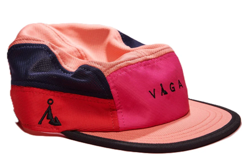 Vaga Club Cap in Red/Poster Pink/Peach-1